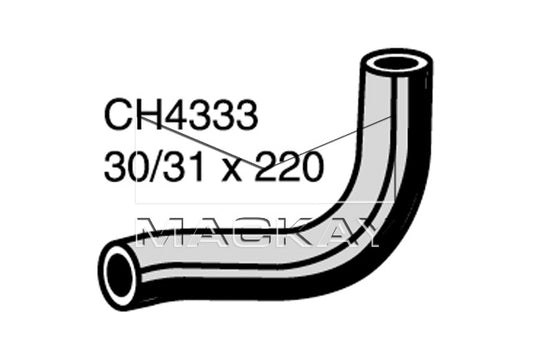 Mackay Bottom Radiator Hose CH4333