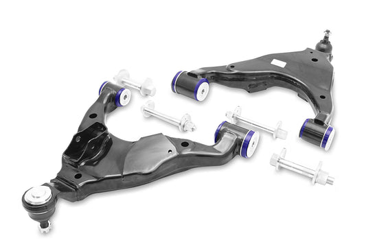 SuperPro Front Control Arm Lower Complete Assembly Kit Double Offset Fits Lexus Toyota TRC482