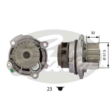 Gates Water Pump GWP7087