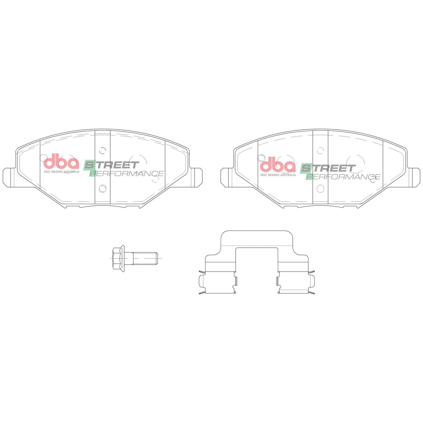 DBA SP Performance Brake Pad Set DB15024SP