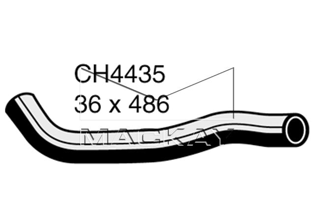 Mackay Top Radiator Hose CH4435