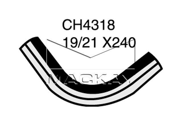 Mackay Heater Hose CH4318