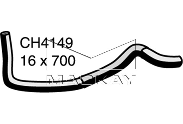 Mackay Heater Hose CH4149