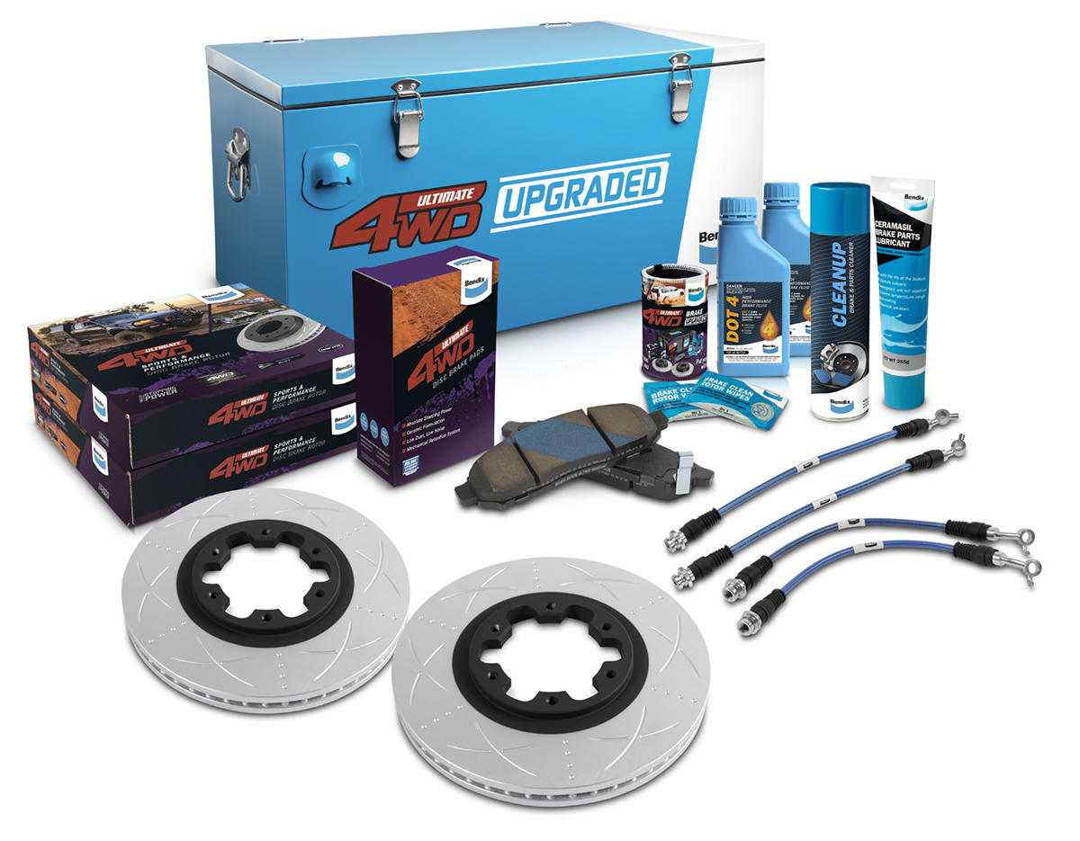 Bendix Ultimate 4x4 Brake Upgrade Kit U4WD-BUK66