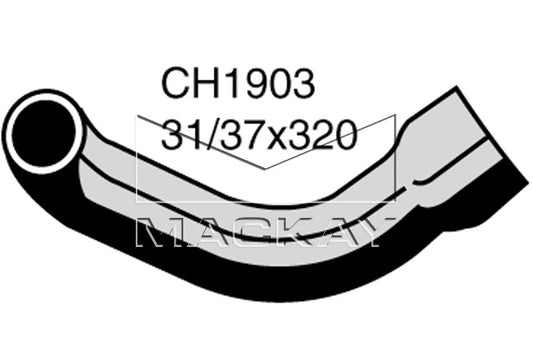 Mackay Top Radiator Hose CH1903