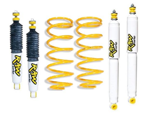 RAW 4x4 2 Inch 50mm RAW Nitro 4x4 Lift Kit to suit Mitsubishi Pajero NF-NL (SWB) 1991-2000