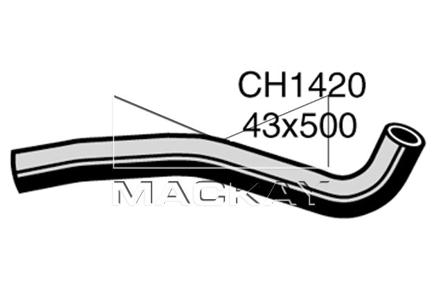 Mackay Top Radiator Hose CH1420