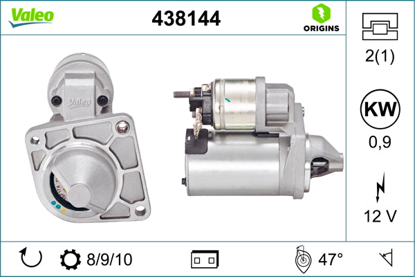 Valeo Starter Motor 438144