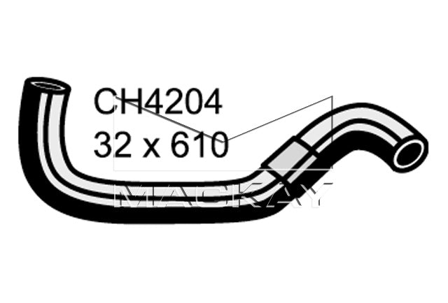 Mackay Bottom Radiator Hose CH4204