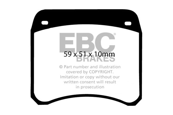 EBC Mini Cooper 63-69 Front Pads DP2128