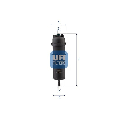 UFI Filters Fuel Filter 31.A33.00