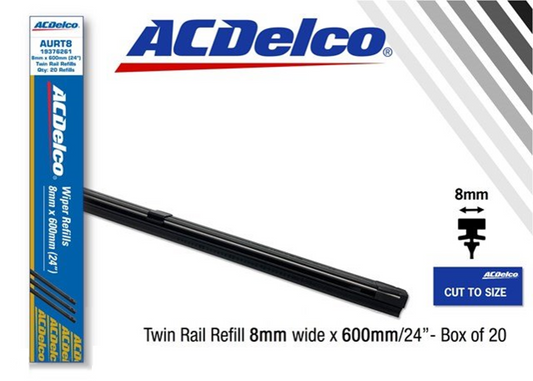 ACDelco 8mm Wiper Blade Refill 24" AURT8