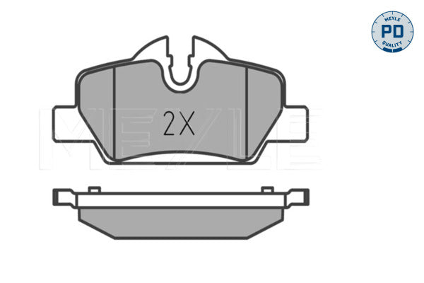 MEYLE Brake Pad Set 025 259 8016/PD
