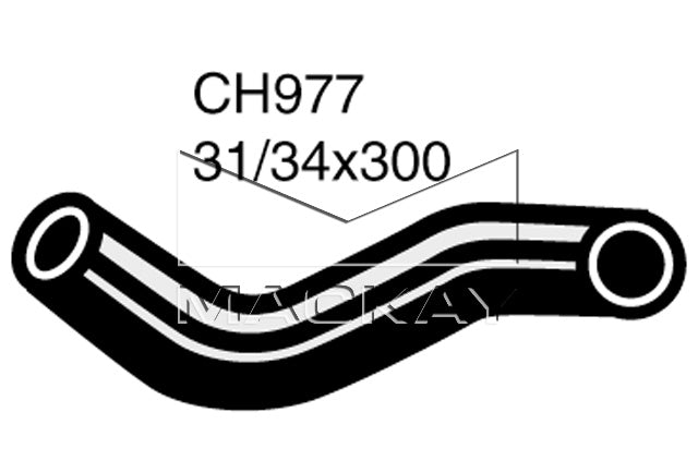 Mackay Bottom Radiator Hose CH977
