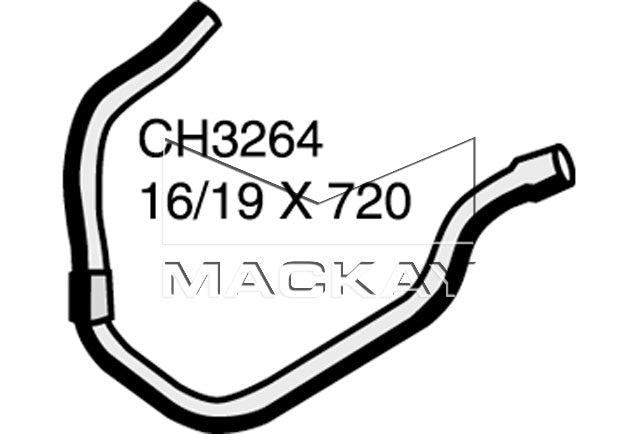Mackay Bypass Heater Hose CH3264