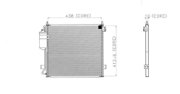 DENSO AC Condenser A477-A377