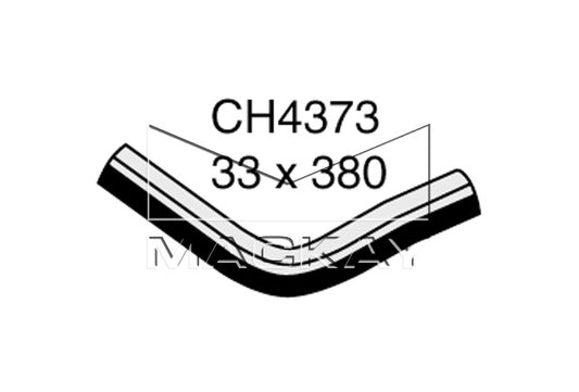 Mackay Top Radiator Hose CH4373