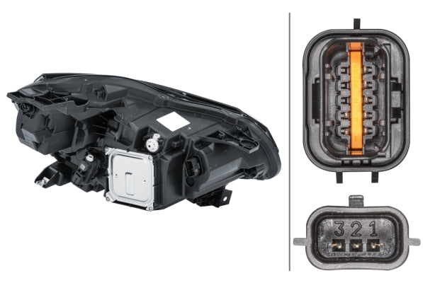 Hella Headlight 1LX 013 930-931