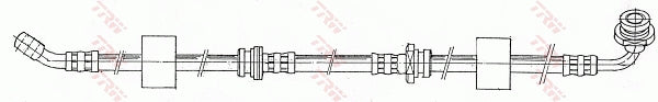 TRW Brake Hose PHD172