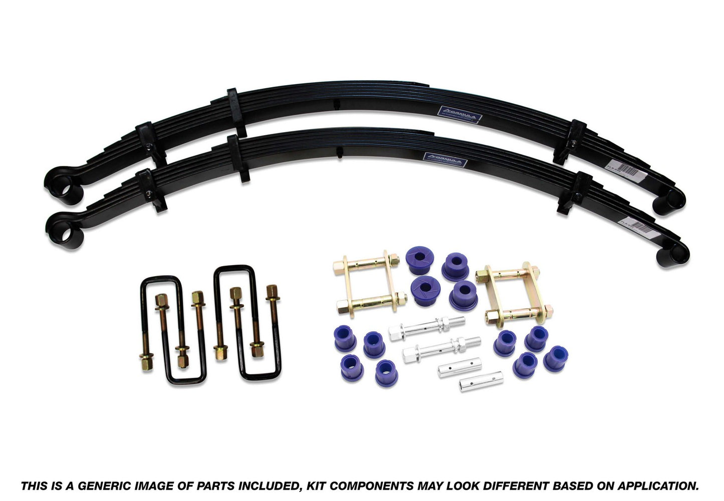 Formula 4x4 Rear Leaf Spring Kit - 45mm lift at 0-300kg to suit Holden Jackaroo & Isuzu Trooper LWB 1981-1992