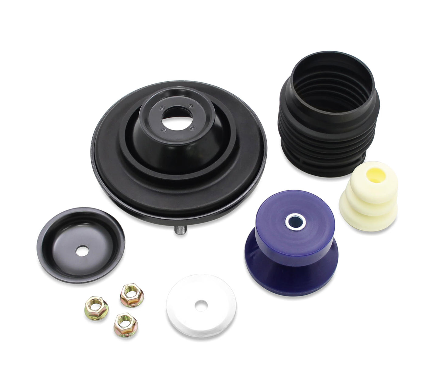SuperPro Front Readystrut Top Caps Fits Mitsubishi RS007