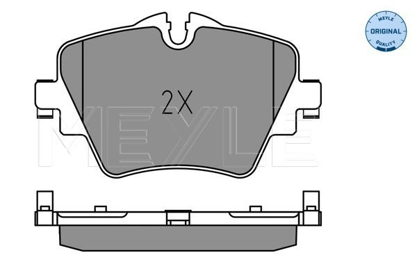 MEYLE Brake Pad Set 025 256 1718