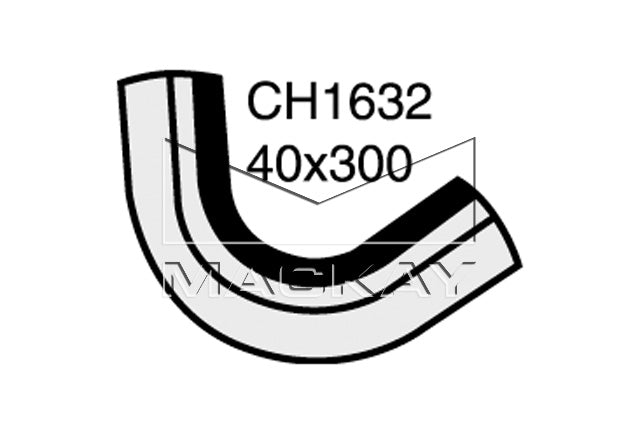 Mackay Bottom Radiator Hose CH1632
