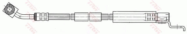 TRW Brake Hose PHD442