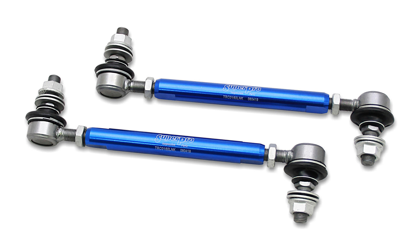 SuperPro Adjustable Swaybar Link Kit 160mm TRC12160L