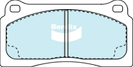 Bendix Ultimate 4WD Brake Pad Set DB1935 ULT4WD