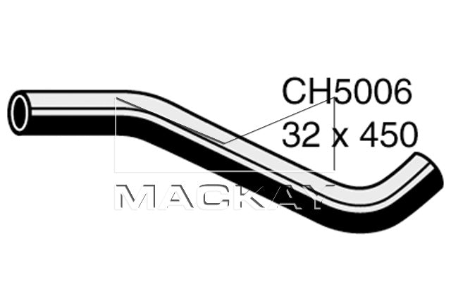 Mackay Top Radiator Hose CH5006