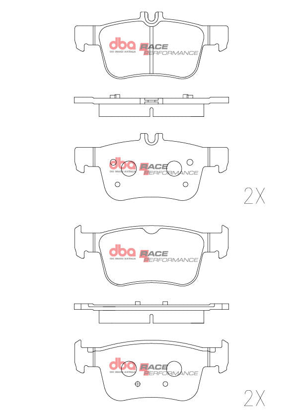 DBA Race Performance Brake Pad Set DB2429RP