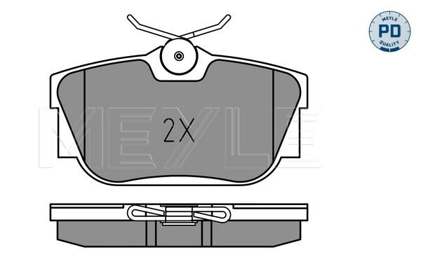 MEYLE Brake Pad Set 025 234 4616/PD