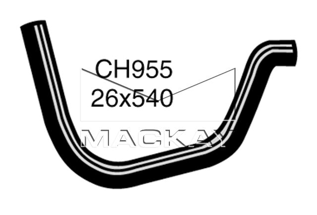 Mackay Bottom Radiator Hose CH955