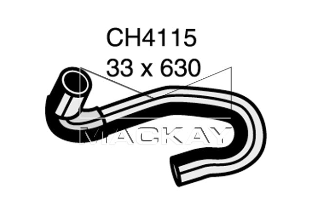 Mackay Top Radiator Hose CH4115
