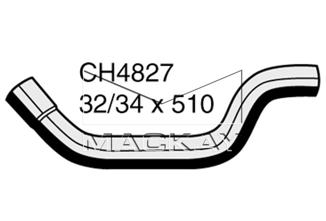 Mackay Top Radiator Hose CH4827
