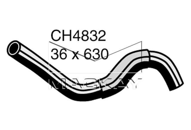 Mackay Bottom Radiator Hose CH4832