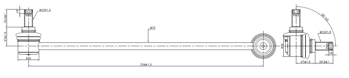 SuperPro Sway Bar Link TRC4048