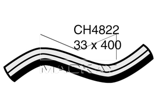 Mackay Top Radiator Hose CH4822