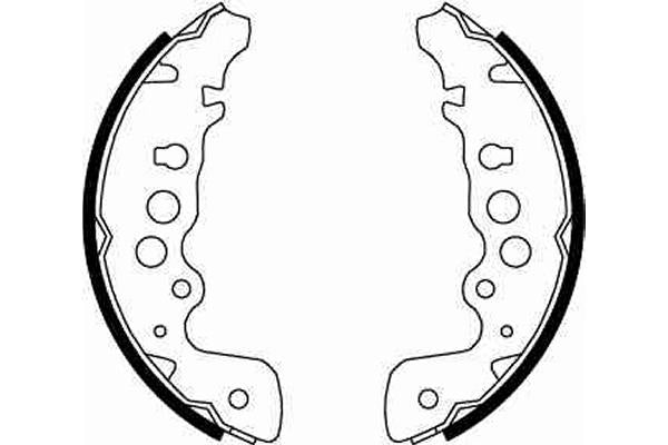 TRW Brake Shoe GS8670