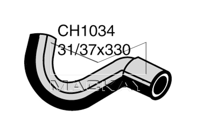 Mackay Bottom Radiator Hose CH1034