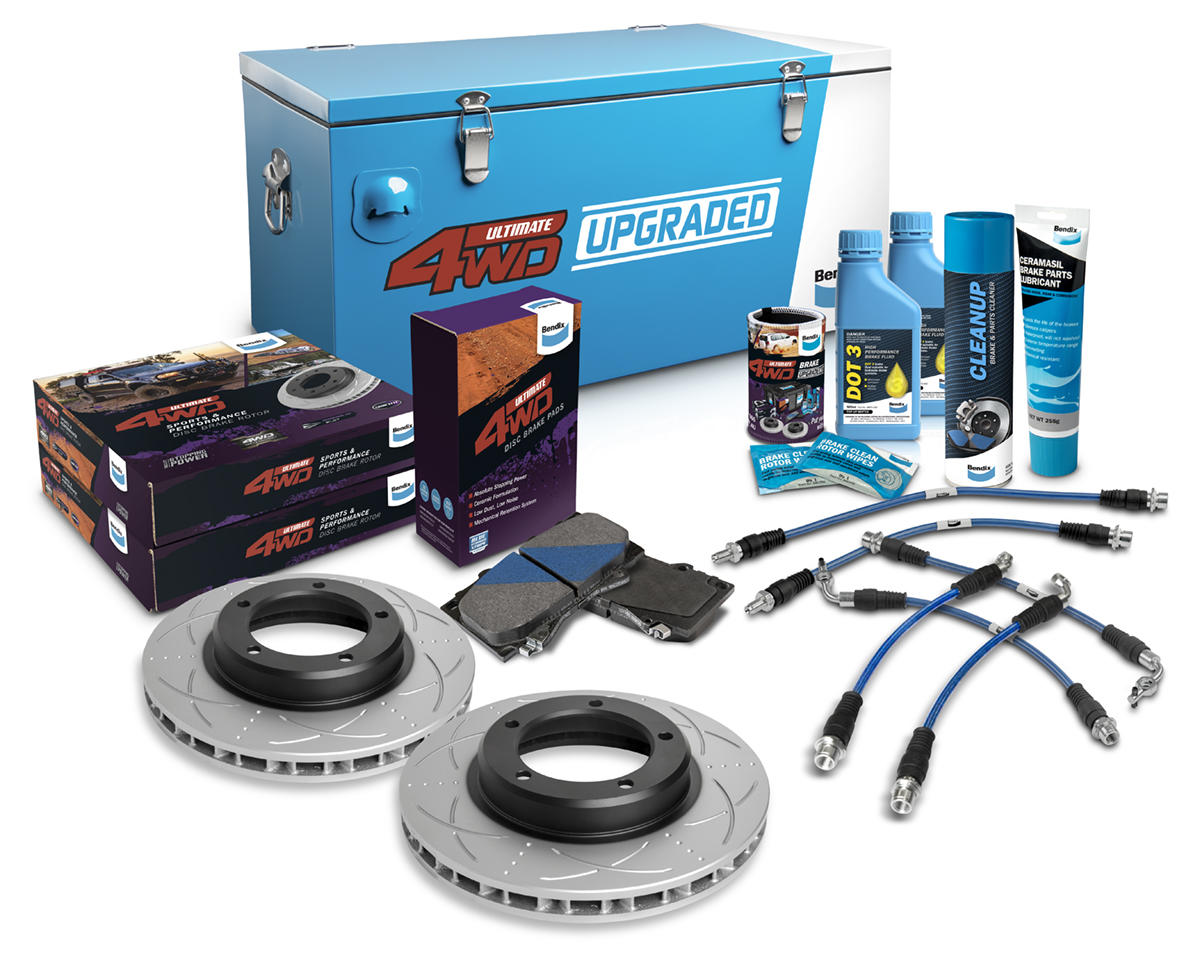Bendix Ultimate 4x4 Brake Upgrade Kit (Suits 4" Lift) U4WD-BUK75+4