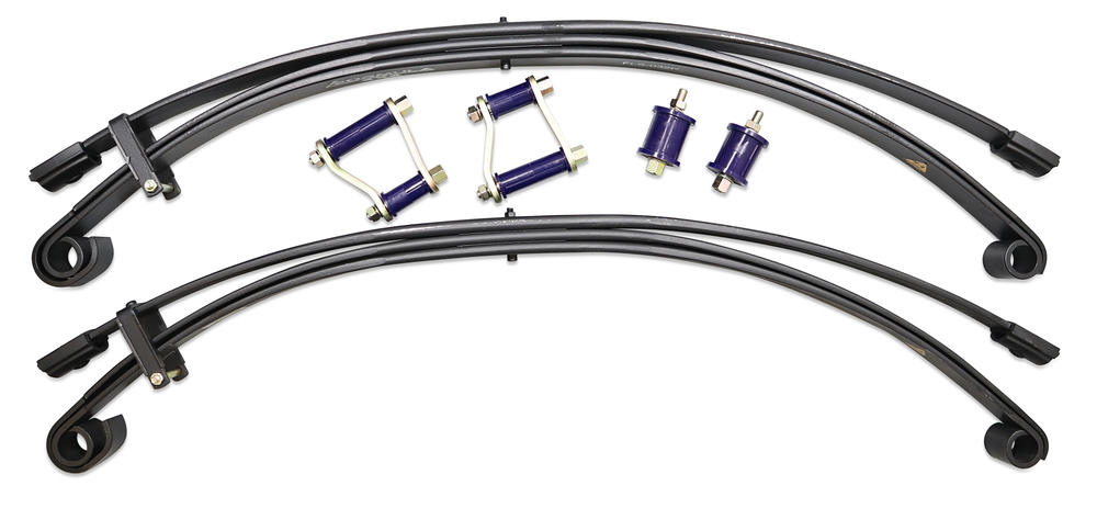 Formula 4x4 Parabolic Rear Leaf Spring Kit - approx. 45mm lift at 0-150kg load to suit Nissan Navara D21 & D22