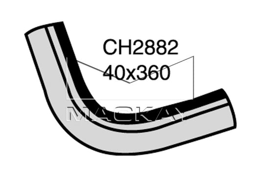Mackay Top Radiator Hose CH2882