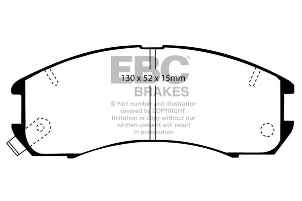EBC Mazda 626 Front Pads DP2705