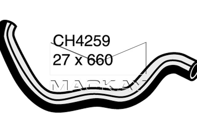 Mackay Bottom Radiator Hose CH4259