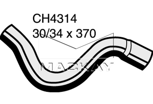 Mackay Top Radiator Hose CH4314