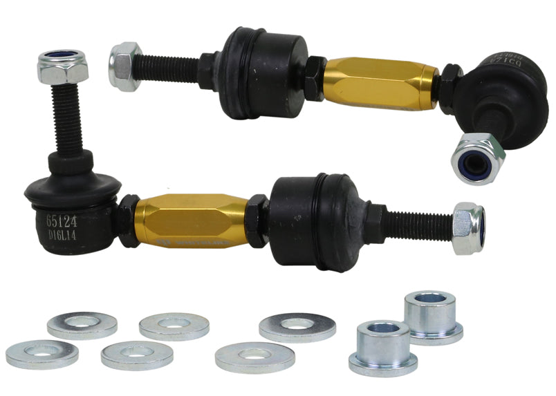 Whiteline KLC195 Sway Bar Link Kit H/Duty Adj Steel Ball