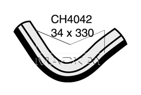 Mackay Top Radiator Hose CH4042