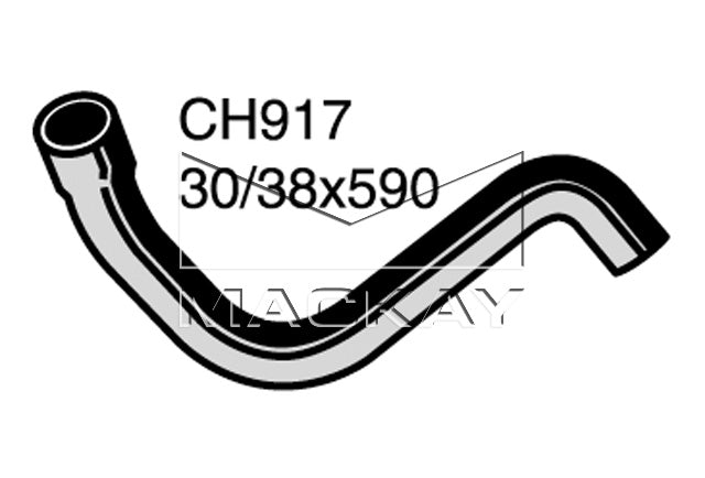 Mackay Top Radiator Hose CH917